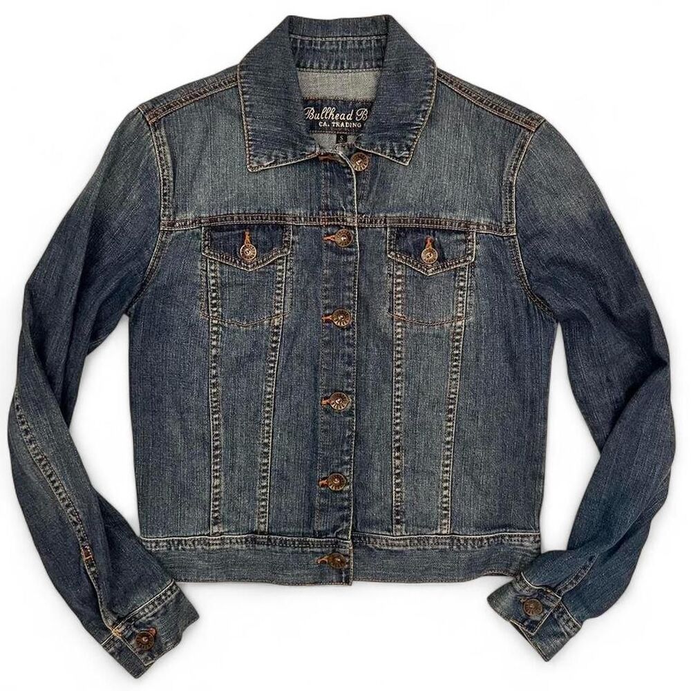 Vintage Cropped Denim Jacket Women’s Small